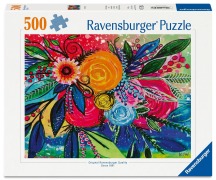 Cover-Bild zum Titel 'Erwachsenenpuzzle 500 Teile - Farbenexplosion' von ''