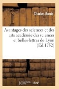 Cover-Bild zum Titel 'Discours Sur Les Avantages Des Sciences Et Des Arts' von 'Borde-C'