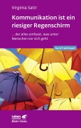 Cover-Bild zum Titel 'Kommunikation ist ein riesiger Regenschirm (Leben lernen: kurz & wirksam)' von 'Virginia Satir'
