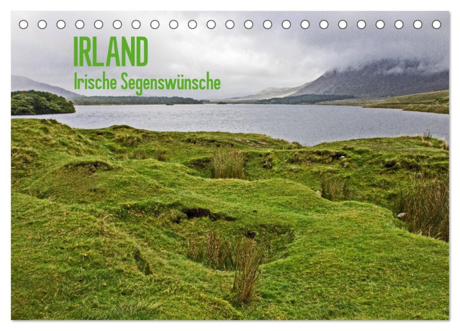 Irland - Irische Segenswünsche (Tischkalender 2026 DIN A5 quer), CALVENDO Monatskalender - Marion Bönner