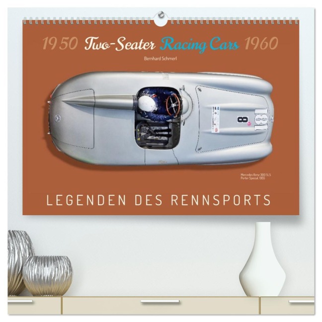Two-Seater Racing Cars 1950-1960 (hochwertiger Premium Wandkalender 2026 DIN A2 quer), Kunstdruck in Hochglanz - Bernhard Schmerl