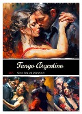 Tango Argentino. Grazie, Stolz und Leidenschaft (Wandkalender 2025 DIN A2 hoch), CALVENDO Monatskalender - Rose Hurley