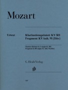 Cover-Bild zum Titel 'Mozart, Wolfgang Amadeus - Klarinettenquintett A-dur KV 581 und Fragment KV Anh. 91 (516c)' von 'Wolfgang Amadeus Mozart'