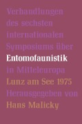 Cover-Bild zum Titel 'Verhandlungen des Sechsten Internationalen Symposiums über Entomofaunistik in Mitteleuropa' von ''