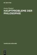 Cover-Bild zum Titel 'Hauptprobleme der Philosophie' von 'Georg Simmel'