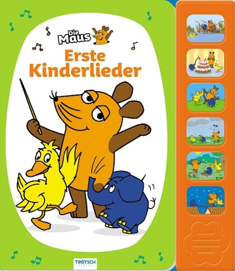 Trötsch Die Maus Soundbuch Erste Kinderlieder - 
