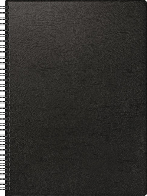 BRUNNEN 1078101906 | Buchkalender Mod. 781 2026 | A4, Kunststoff, schwarz - 