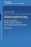 Arbeitsvorbereitung - F. Pristl