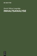 Cover-Bild zum Titel 'Inhaltsanalyse' von 'Derek Wilton Langridge'
