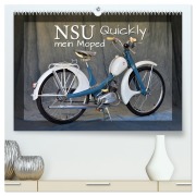 Cover-Bild zum Titel 'NSU Quickly - Mein Moped (hochwertiger Premium Wandkalender 2026 DIN A2 quer), Kunstdruck in Hochglanz' von 'Ingo Laue'
