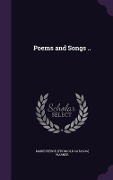 Cover-Bild zum Titel 'Poems and Songs ..' von 'Marie Pierce [From Old Catalog] Warner'