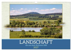 Cover-Bild zum Titel 'Landschaft, die aus dem Rahmen fällt (Wandkalender 2027 DIN A3 quer), CALVENDO Monatskalender' von 'Sabine Löwer'