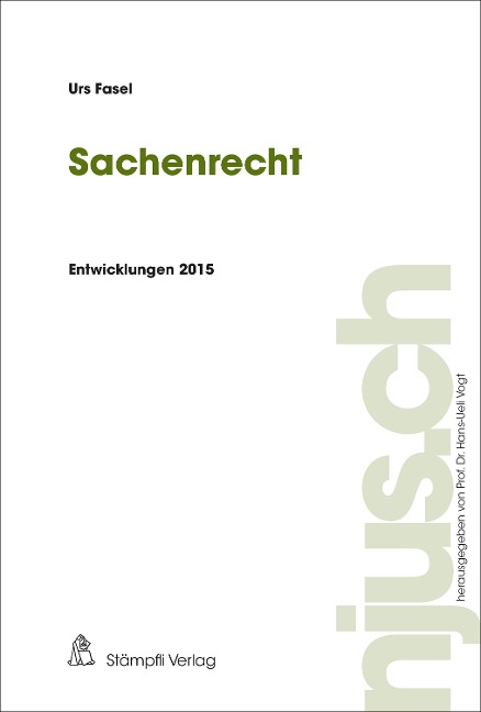 Sachenrecht - Urs Fasel