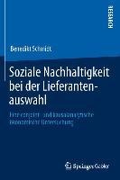 Soziale Nachhaltigkeit bei der Lieferantenauswahl - Benedikt Schmidt