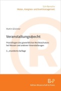 Cover-Bild zum Titel 'Veranstaltungsrecht' von 'Martin Glöckner'