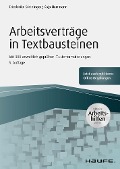 Cover-Bild zum Titel 'Arbeitsverträge in Textbausteinen - inkl. Arbeitshilfen online' von 'Friederike Steininger, Kaja Herrmann'