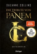 Cover-Bild zum Titel 'Die Tribute von Panem L. Der Tag bricht an' von 'Suzanne Collins'