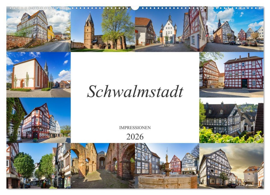 Schwalmstadt Impressionen (Wandkalender 2026 DIN A2 quer), CALVENDO Monatskalender - Dirk Meutzner