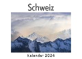 Schweiz (Wandkalender 2024, Kalender DIN A4 quer, Monatskalender im Querformat mit Kalendarium, Das perfekte Geschenk) - Anna Müller