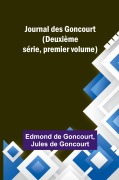 Cover-Bild zum Titel 'Journal des Goncourt (Deuxième série, premier volume)' von 'Edmond De Goncourt'