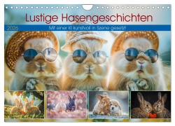 Cover-Bild zum Titel 'Lustige Hasengeschichten (Wandkalender 2026 DIN A4 quer), CALVENDO Monatskalender' von 'Steffen Gierok-Latniak'