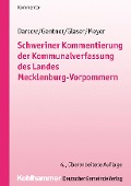 Cover-Bild zum Titel 'Schweriner Kommentierung der Kommunalverfassung des Landes Mecklenburg-Vorpommern' von 'Thomas Darsow, Sabine Gentner, Klaus Michael Glaser, Hubert Meyer, Dirk Matzick'
