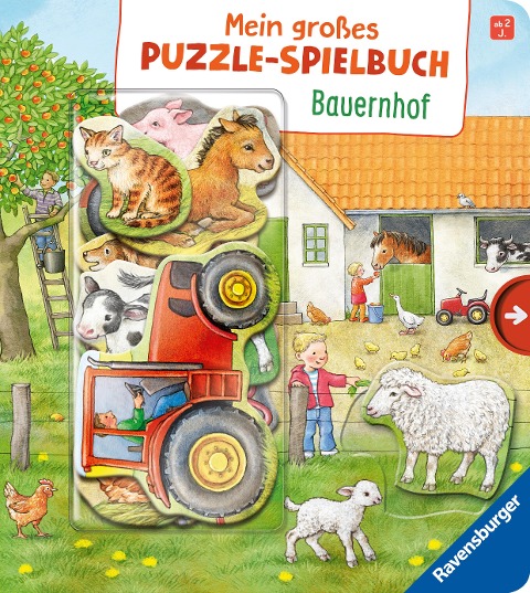 Mein großes Puzzle-Spielbuch Bauernhof - 