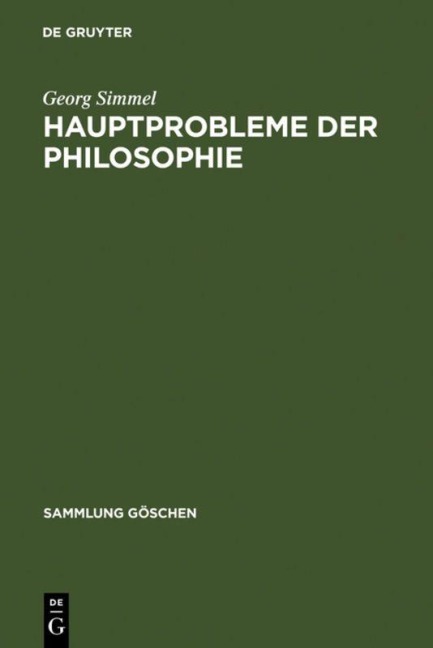 Hauptprobleme der Philosophie - Georg Simmel