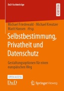 Cover-Bild zum Titel 'Selbstbestimmung, Privatheit und Datenschutz' von ''