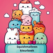 Cover-Bild zum Titel 'Squishmallows Kleurboek' von 'TaJeSa for you'
