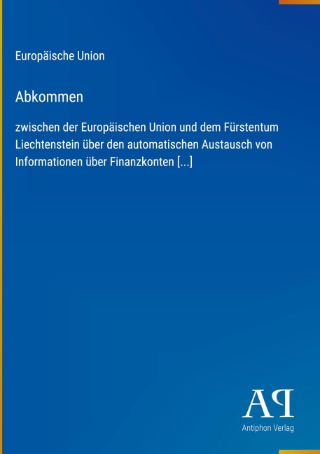 Abkommen - Europäische Union