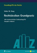 Cover-Bild zum Titel 'Rechtslexikon Grundgesetz' von 'Volker M. Haug'