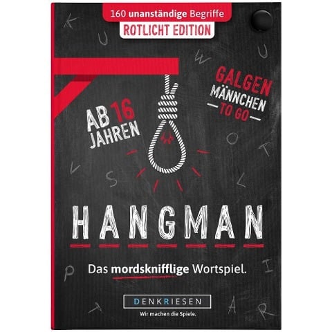 HANGMAN - ROTLICHT EDITION - "Galgenmännchen TO GO"