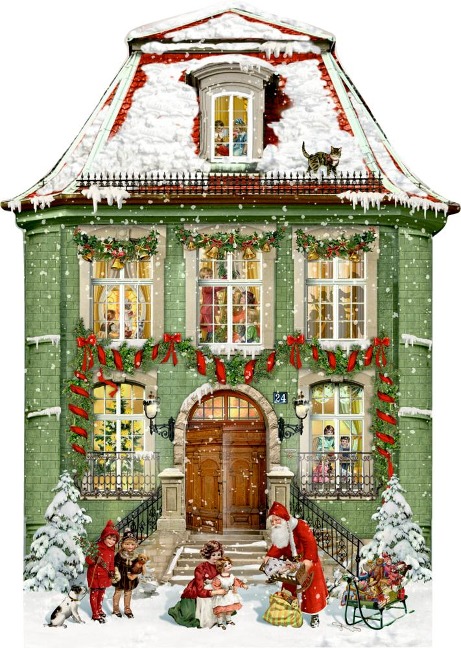 A3-Wandkalender - Zauberhaftes Weihnachtshaus - 