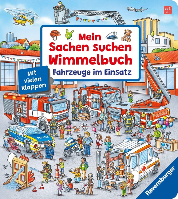 Mein Sachen suchen Wimmelbuch: Fahrzeuge im Einsatz - Susanne Gernhäuser