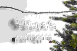 Cover-Bild zum Titel 'Adventskalender Papphäuser,24 Stk., 9x4,5x4,5cm, FSC MIX' von ''
