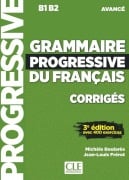 Cover-Bild zum Titel 'Grammaire progressive du francais - Niveau avance (B1/B2) - Corriges' von ''