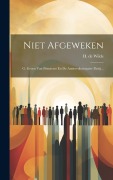 Cover-Bild zum Titel 'Niet Afgeweken' von 'H de Wilde'