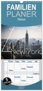 Cover-Bild zum Titel 'Familienplaner 2027 - New York Shoots mit 5 Spalten (Wandkalender, 21 x 45 cm) CALVENDO' von 'Oliver Pinkoss Photostorys'