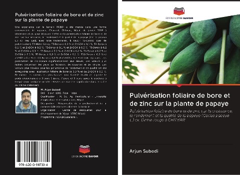 Pulvérisation foliaire de bore et de zinc sur la plante de papaye - Arjun Subedi