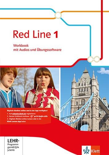 Red Line 1. Workbook mit Audios und Übungssoftware Klasse 5. Ausgabe 2014 - 