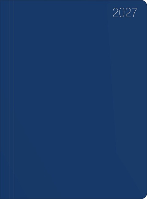 Taschenkalender 1T/1S blau 2027 - 