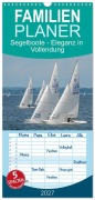 Cover-Bild zum Titel 'Familienplaner 2027 - Segelboote - Eleganz in Vollendung mit 5 Spalten (Wandkalender, 21 x 45 cm) CALVENDO' von 'Stephan Käufer'