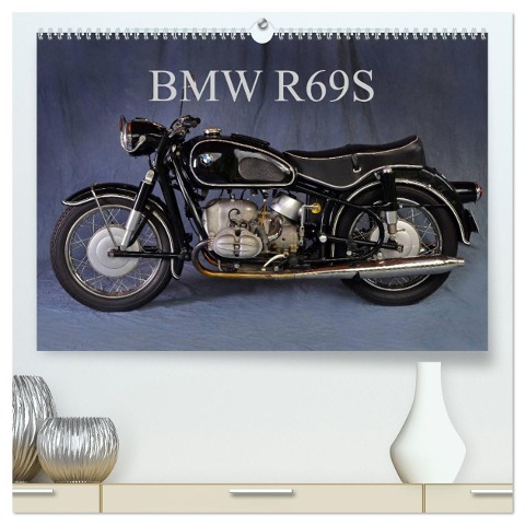 BMW R69S (hochwertiger Premium Wandkalender 2025 DIN A2 quer), Kunstdruck in Hochglanz - Ingo Laue