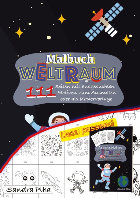 KitaFix Malbuch Weltraum - Sandra Plha
