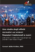 Cover-Bild zum Titel 'Uno studio degli effetti normativi sui sistemi finanziari tradizionali e nuovi' von 'Addo Baidoo'