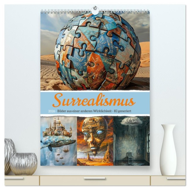 Surrealismus (hochwertiger Premium Wandkalender 2026 DIN A2 hoch), Kunstdruck in Hochglanz - Cathrin Illgen