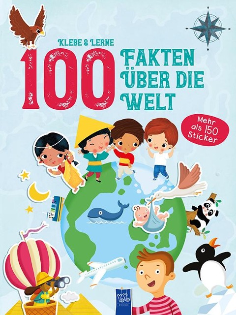 Klebe & Lerne - 100 Fakten über die Welt - 