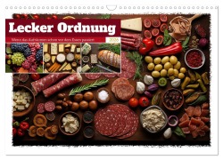 Cover-Bild zum Titel 'Lecker Ordnung (Wandkalender 2026 DIN A3 quer), CALVENDO Monatskalender' von 'Kerstin Waurick'
