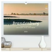 Cover-Bild zum Titel 'Brandenburg - Landschaften zwischen Elbe und Oder (hochwertiger Premium Wandkalender 2026 DIN A2 quer), Kunstdruck in Hochglanz' von 'Harald Rautenberg'